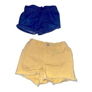 Children’s Place Lot of Toddler Girls Shorts. Size 12-18 months
